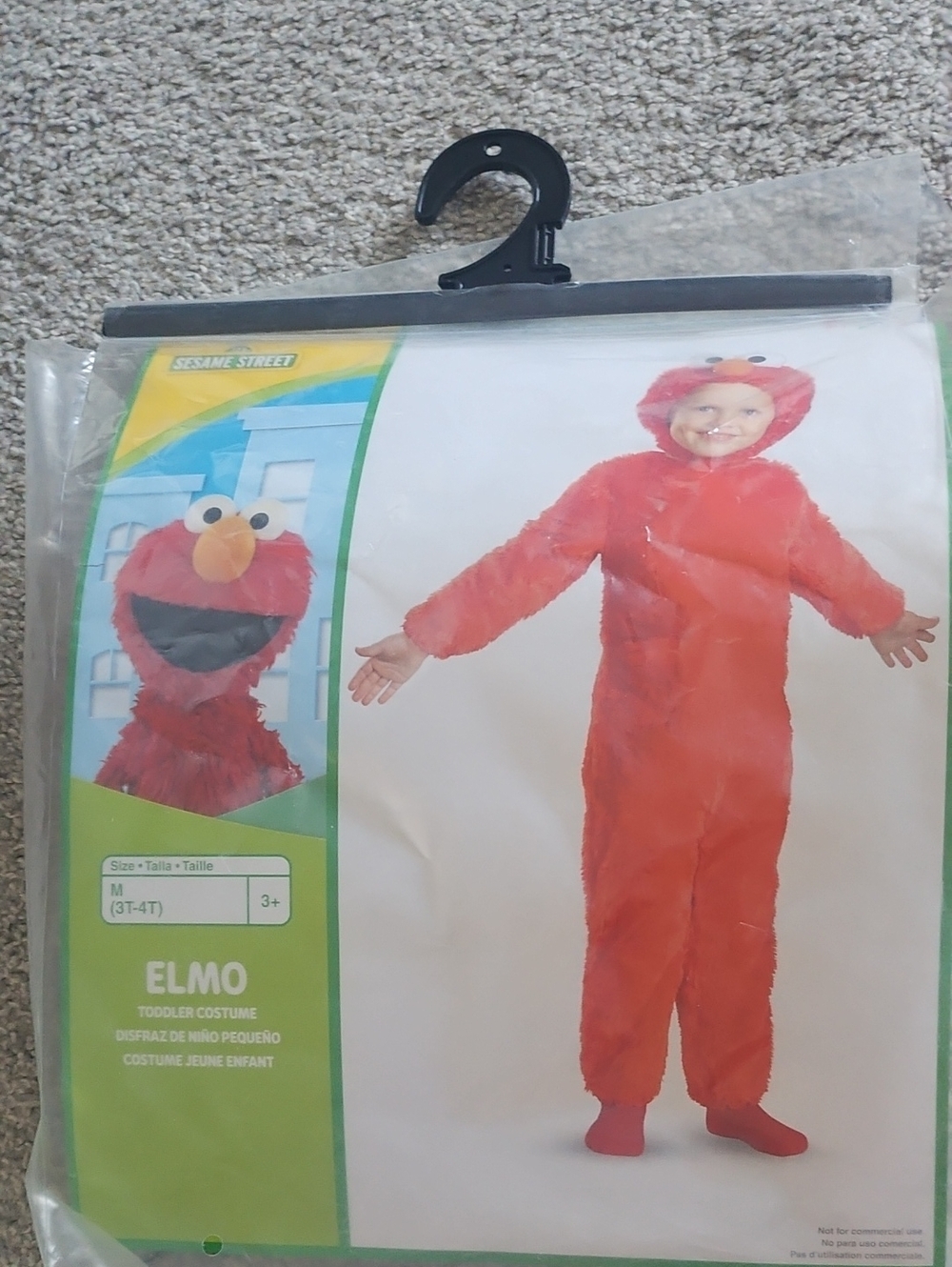 Elmo Costume - Plush One-Piece with Character Hood